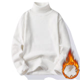 Pull col roulé polaire pour homme