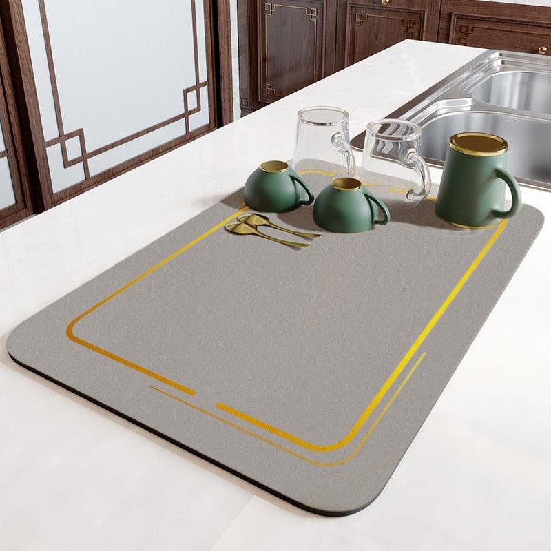 Tapis absorbant antidérapant séchage rapide
