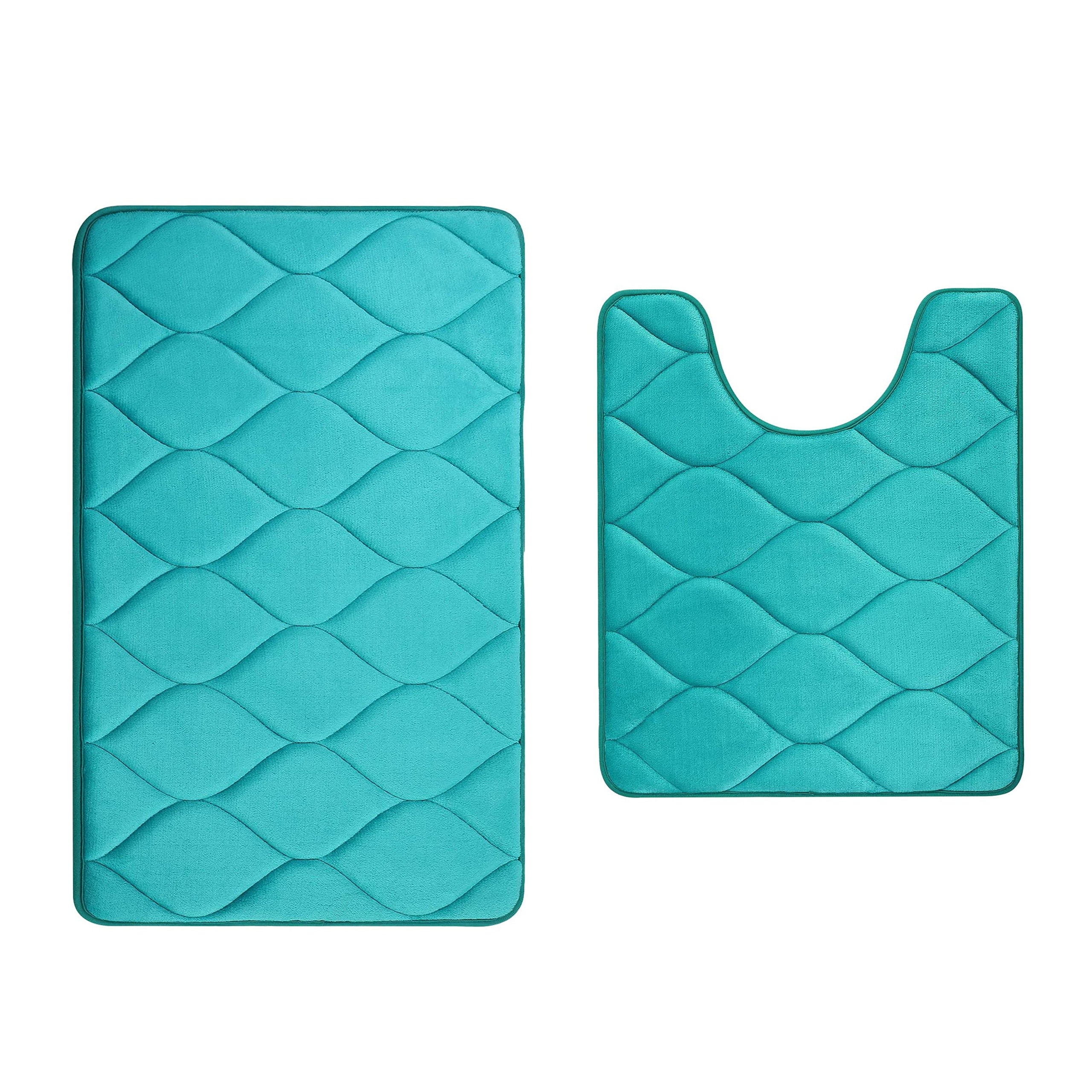 Tapis de salle de bain 2 pièces - antidérapants