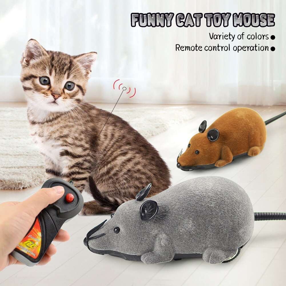 Souris télécommandée pour chats