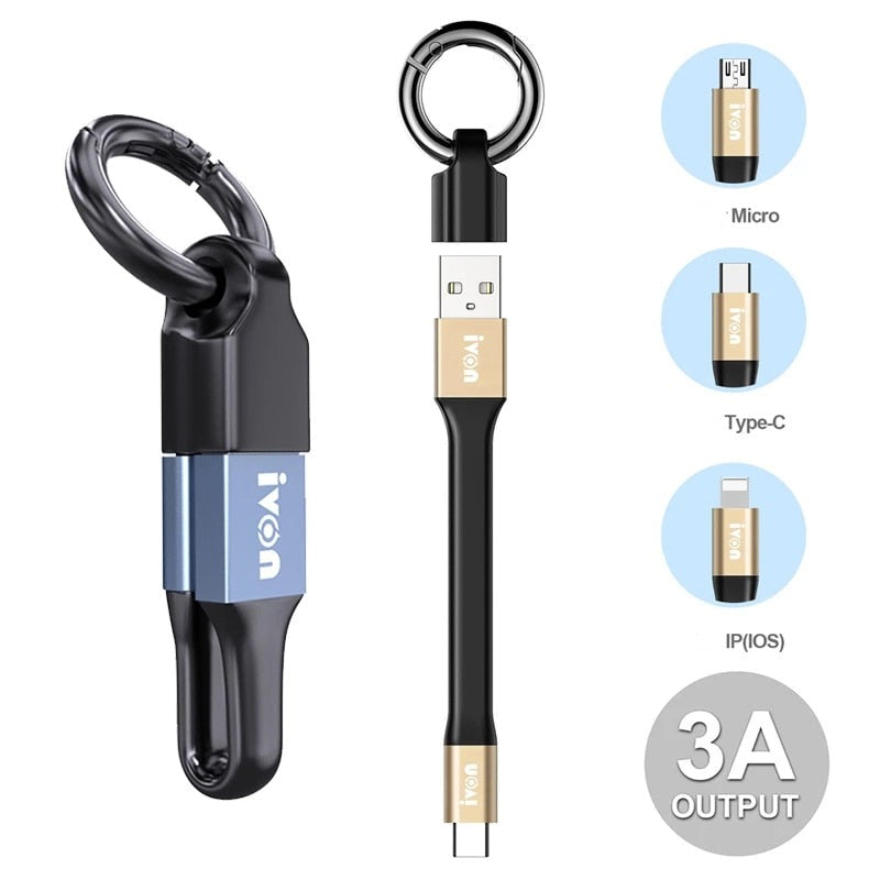 Porte-clés câble USB