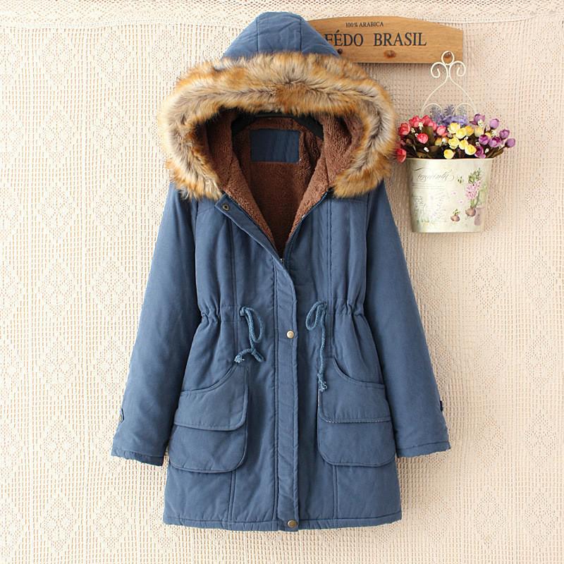 Parka cintrée à capuche - Femme
