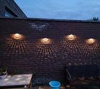 Lampe murale effet soleil