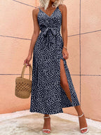 Robe d'été longue à fente - Collection 2023