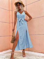 Robe d'été longue à fente - Collection 2023