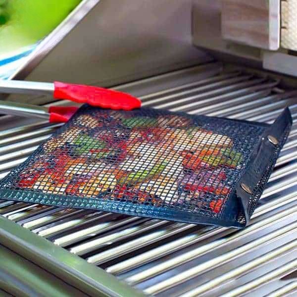 2x Sacs de cuisson en maille pour BBQ