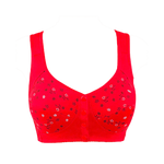 Soutien-gorge 100% coton à imprimé floral