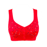 Soutien-gorge 100% coton à imprimé floral