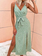 Robe d'été longue à fente - Collection 2023