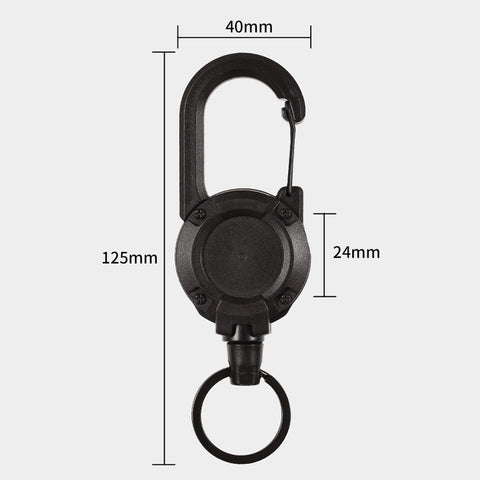 Porte-clés tactique anti-vol rétractable